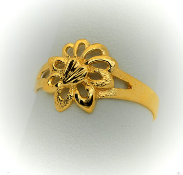 Anillo Flor de oro 2